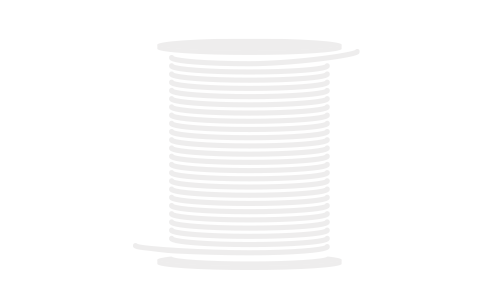 Pictogramme fils et câbles gris